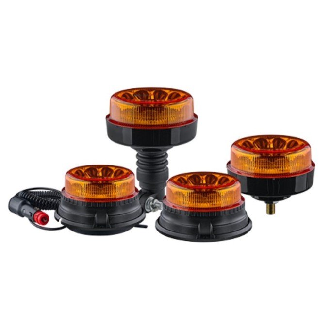 Girofar LED aerodinamic si foarte puternic 12 x 1W LED - Prindere magnetica